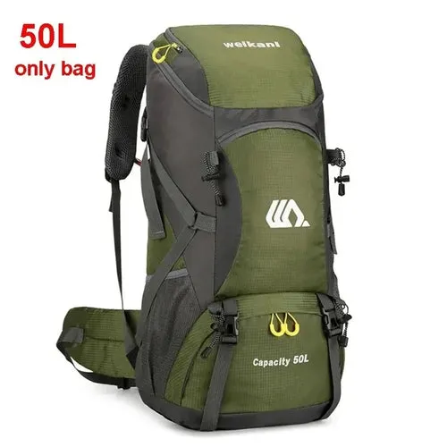 50L Travel Backpack Camping Bag For Men Large Hiking Bag Tourist