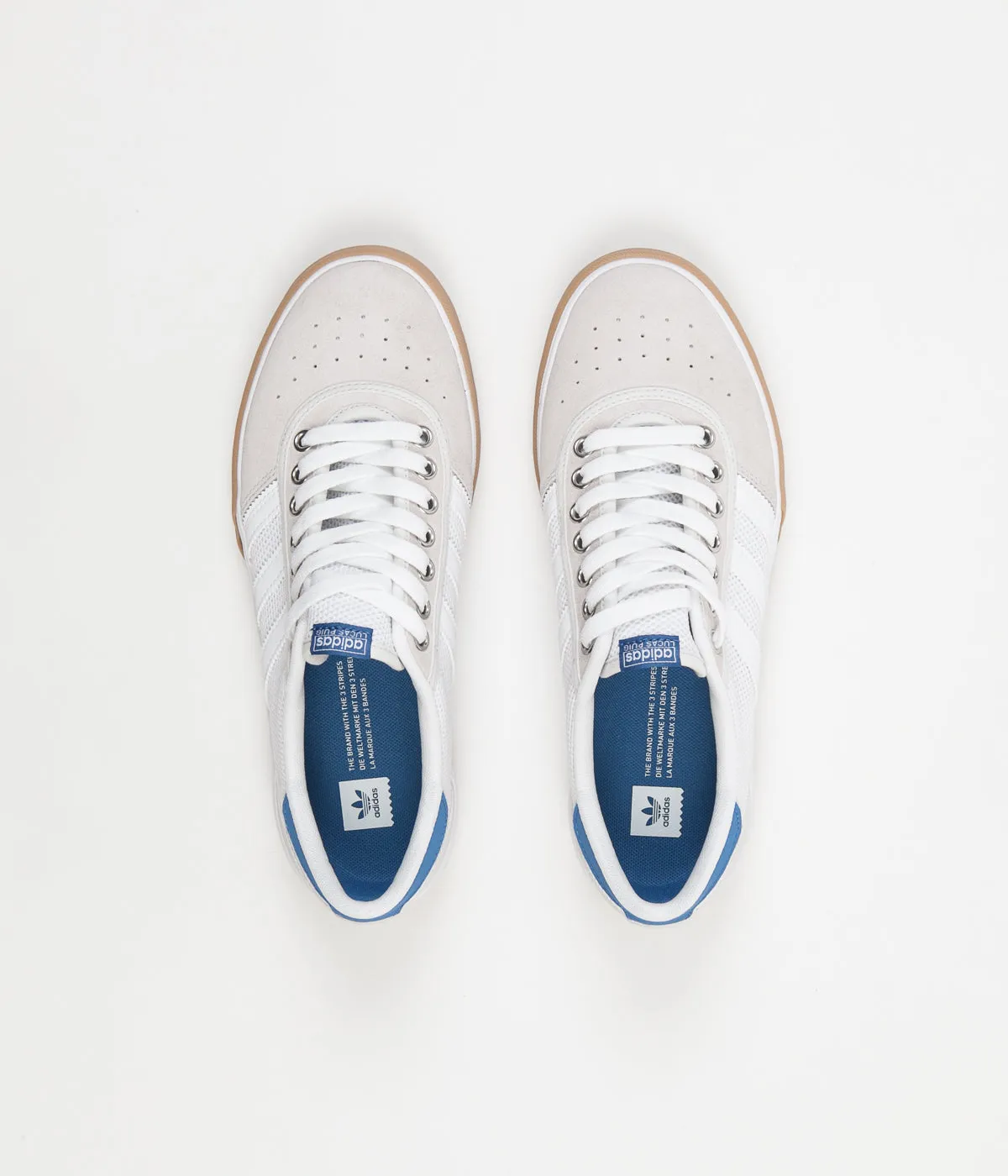 Adidas Lucas Premiere Shoes - White / Trace Royal / Gum