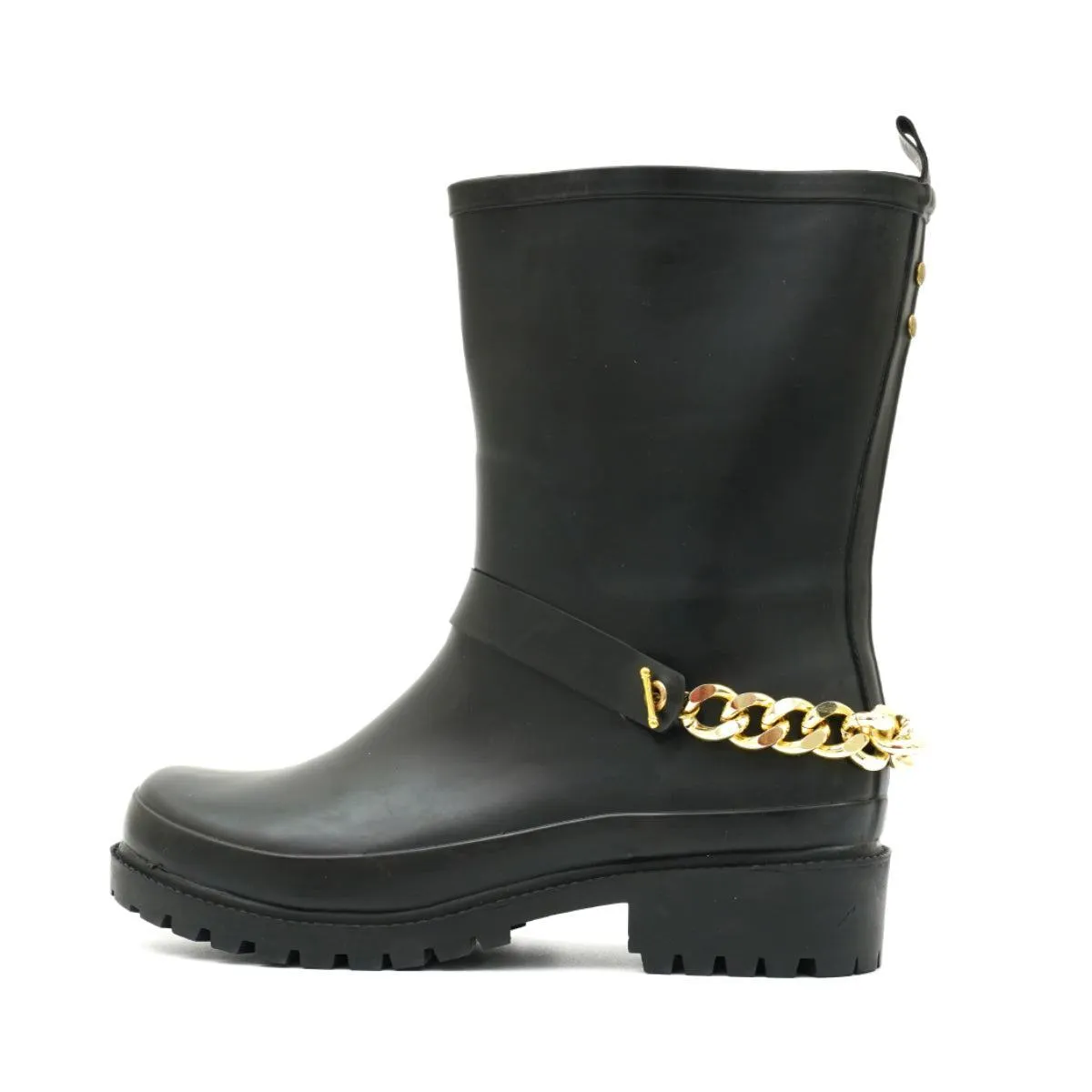 Asos Design Grove High Boots Leather Black Colour For Women