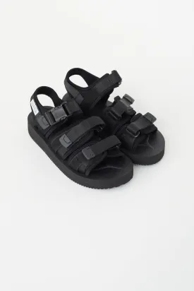 Black Chunky Sport Sandal