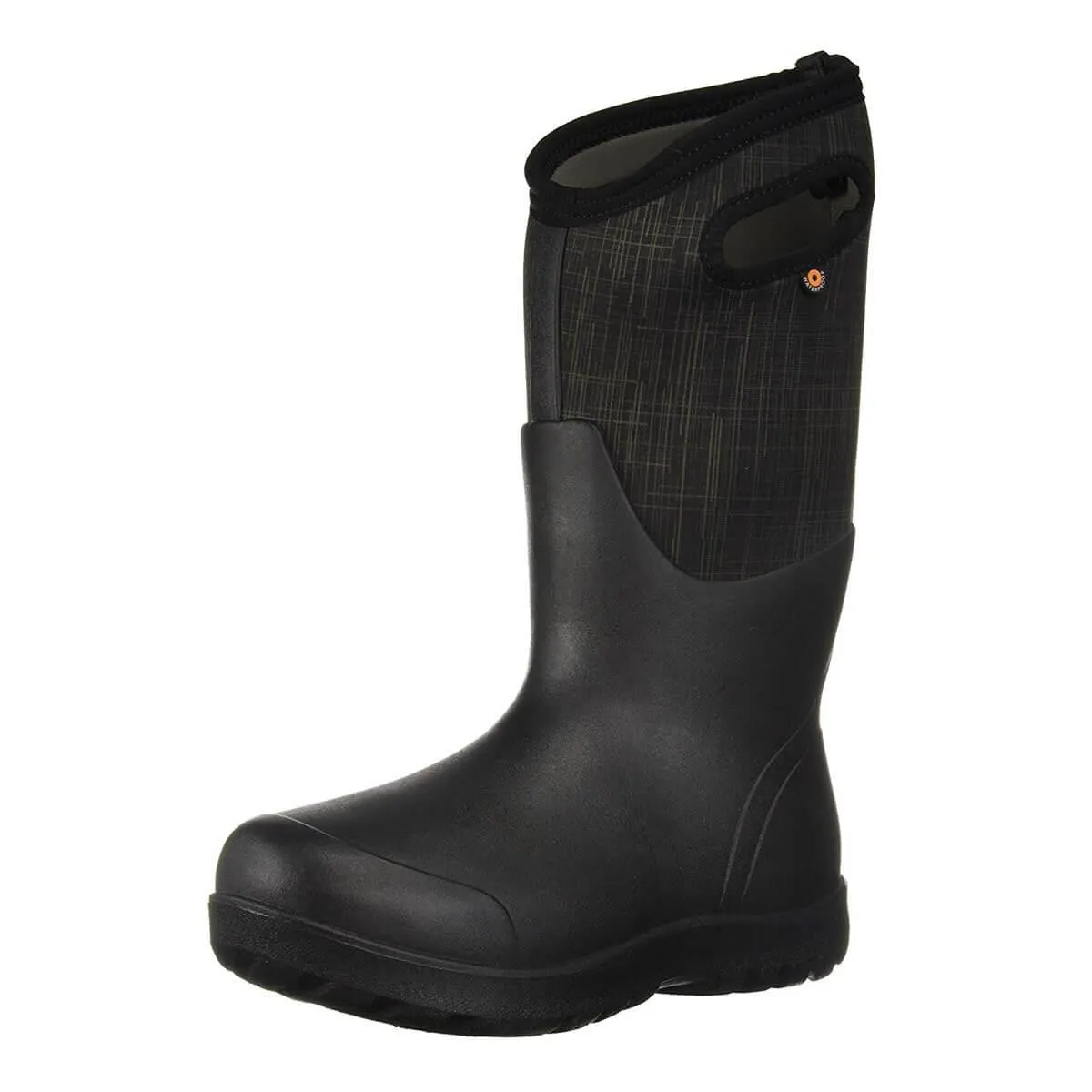 Bogs Women's Insulated Boots - Neo-Classic Black Multi Tall Linen | 72253-009