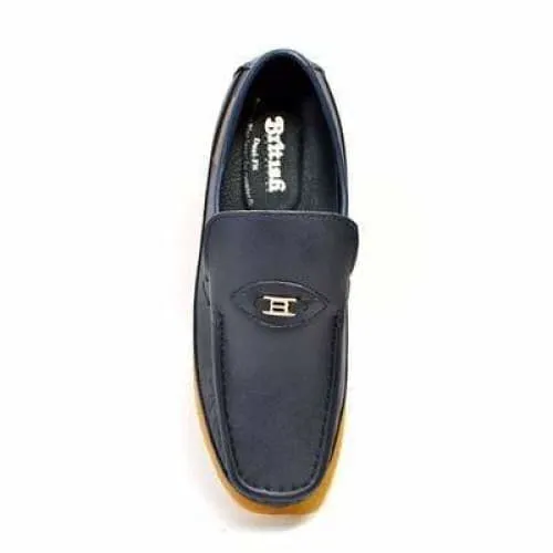 British Walkers Power Men's Navy Leather