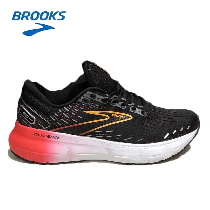 BROOKS Glycerin 20 New Sports Shoes for Men Spring Autumn Mesh Breathable Men's Ultra-light Shock-absorbing Running Shoes Men