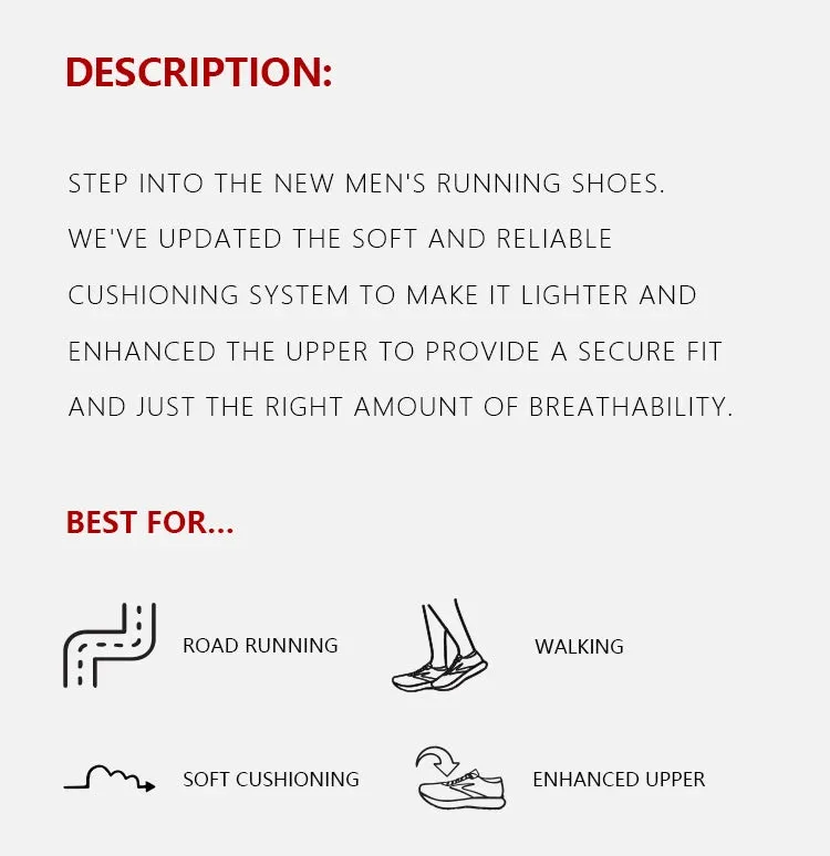 BROOKS Glycerin 20 New Sports Shoes for Men Spring Autumn Mesh Breathable Men's Ultra-light Shock-absorbing Running Shoes Men