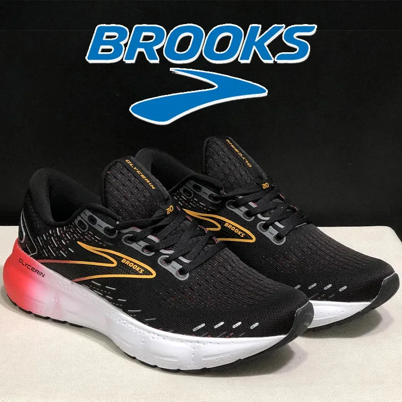 BROOKS Glycerin 20 New Sports Shoes for Men Spring Autumn Mesh Breathable Men's Ultra-light Shock-absorbing Running Shoes Men