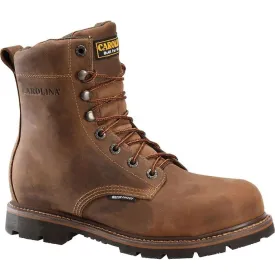 Carolina Men's Installer 8" Soft Toe WP Work Boot -Brown- CA3057