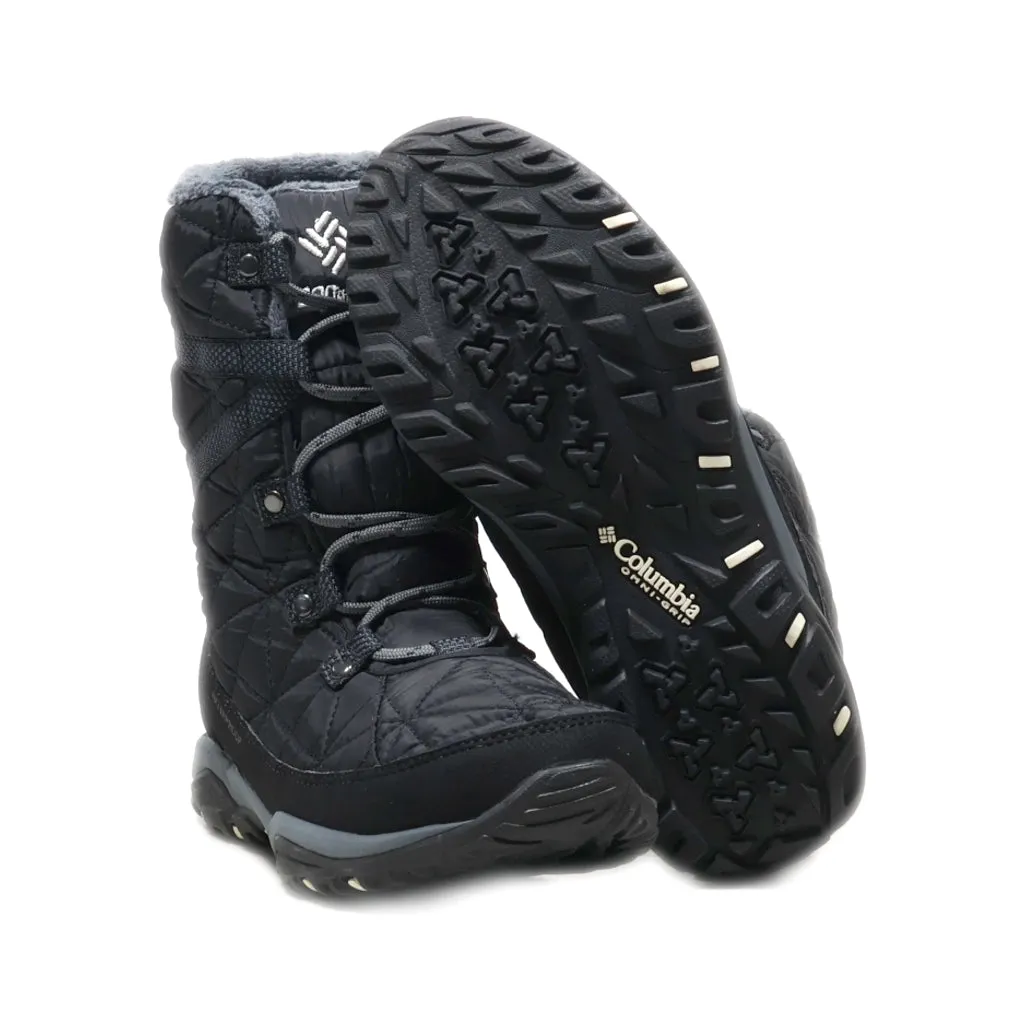 Columbia Loveland Snow Boots Fabric Black Colour For Kids