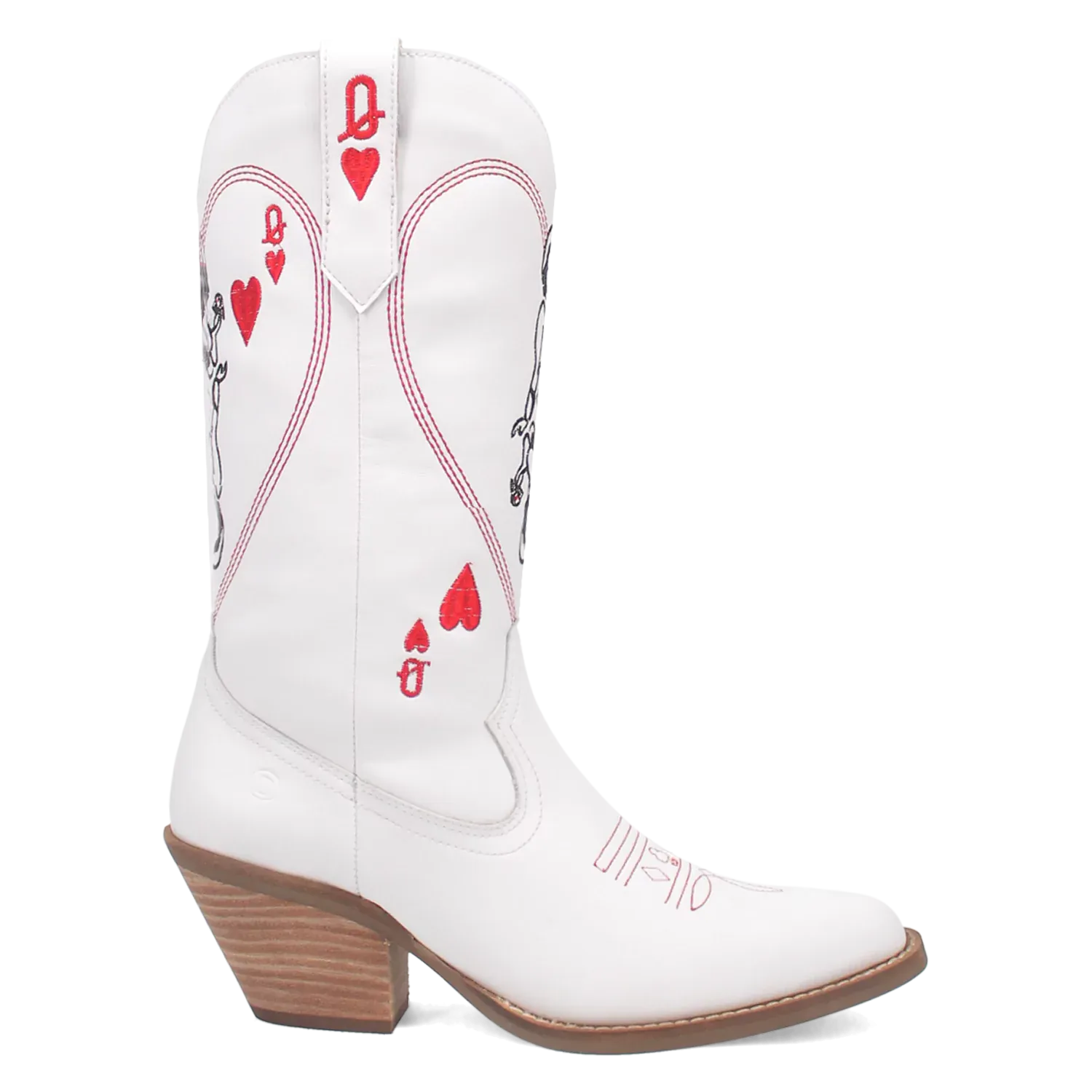 Dingo Queen A Hearts - Women's Leather Cowgirl Boots