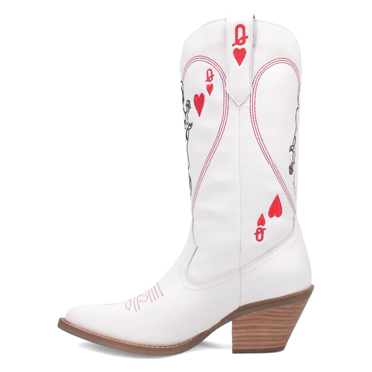 Dingo Queen A Hearts - Women's Leather Cowgirl Boots