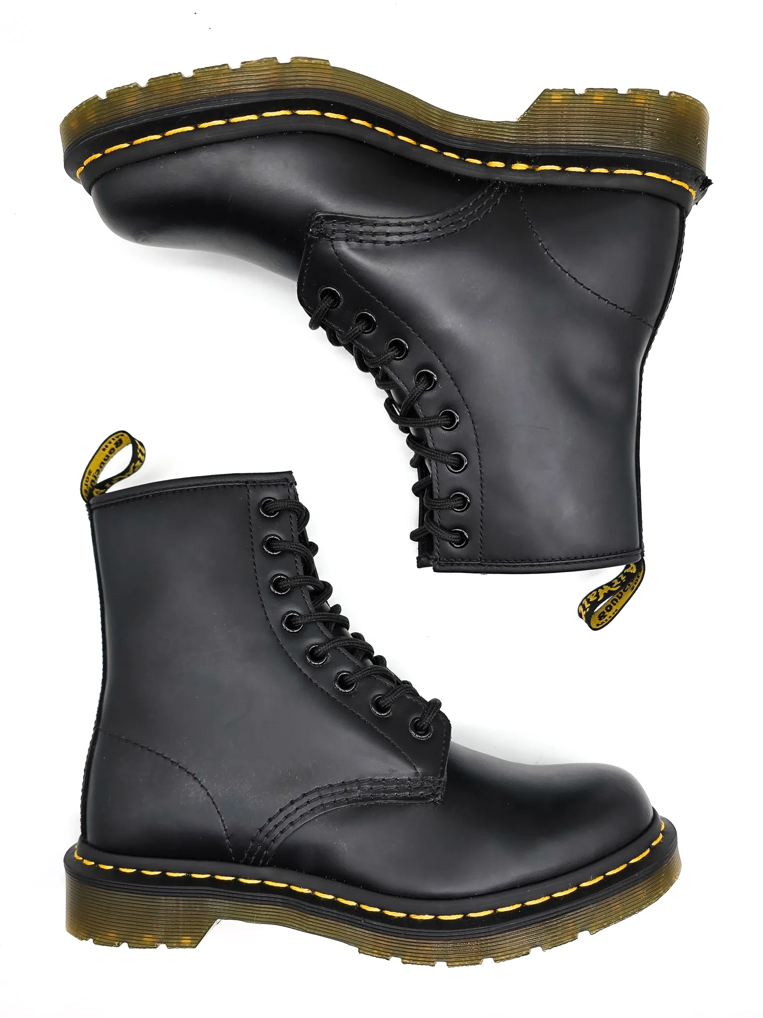 DR. MARTENS 1460 BLACK SMOOTH UK 5 - Pre-Loved