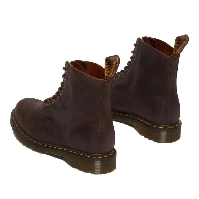 Dr Martens 1460 Pascal Chestnut Brown Waxed Full Grain Leather Boot