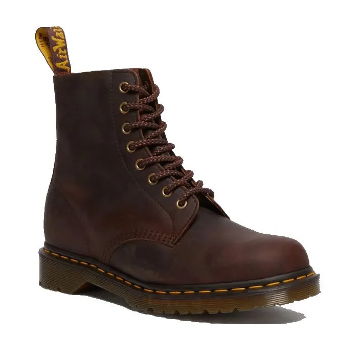 Dr Martens 1460 Pascal Chestnut Brown Waxed Full Grain Leather Boot