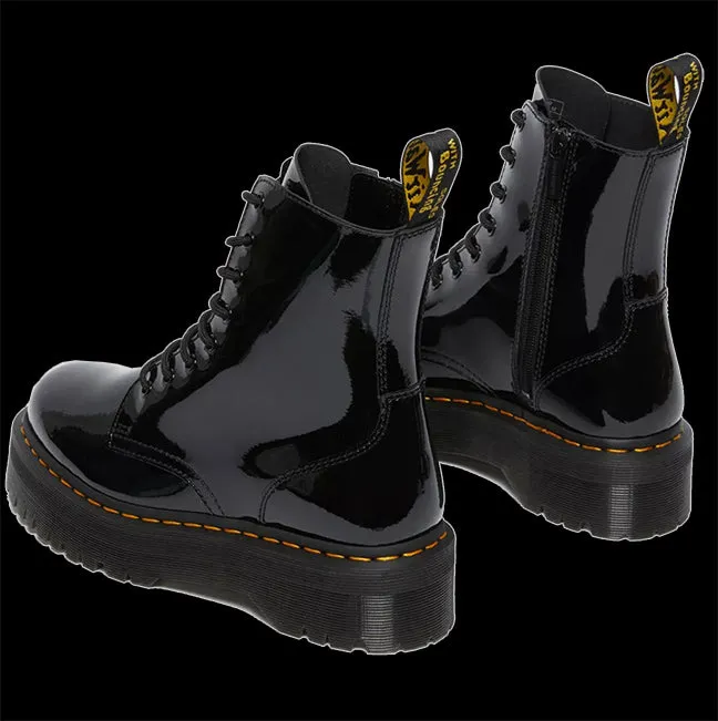 Dr Martens - 8 Eyelet Jadon Black Patent Boot