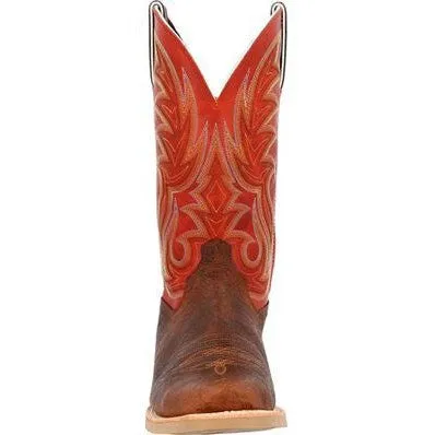 Durango Men's Rebel Pro 12" Soft Toe Western Classic Boot- Crunch/Red- DDB0476