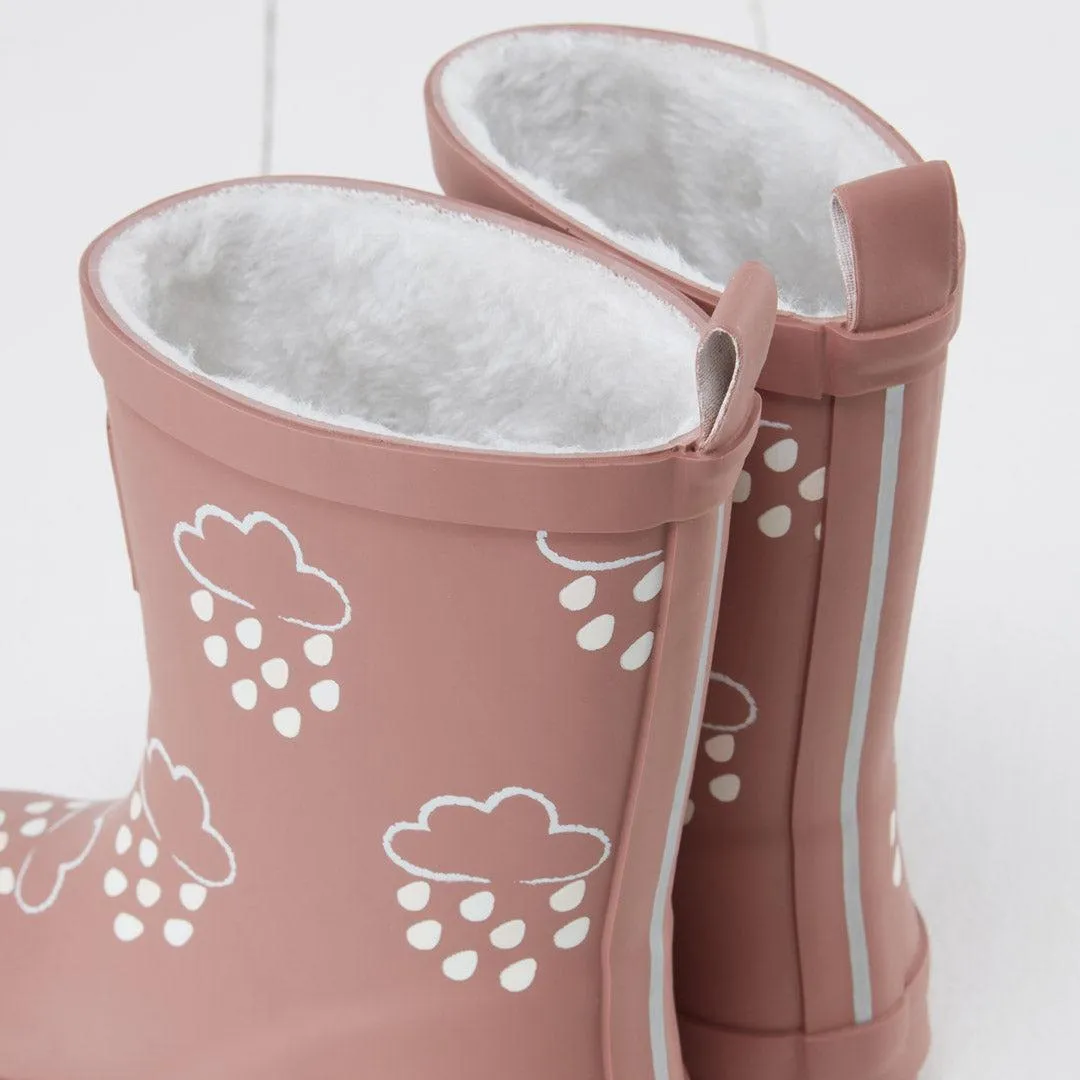 Grass & Air Colour-Revealing Wellies - Rose