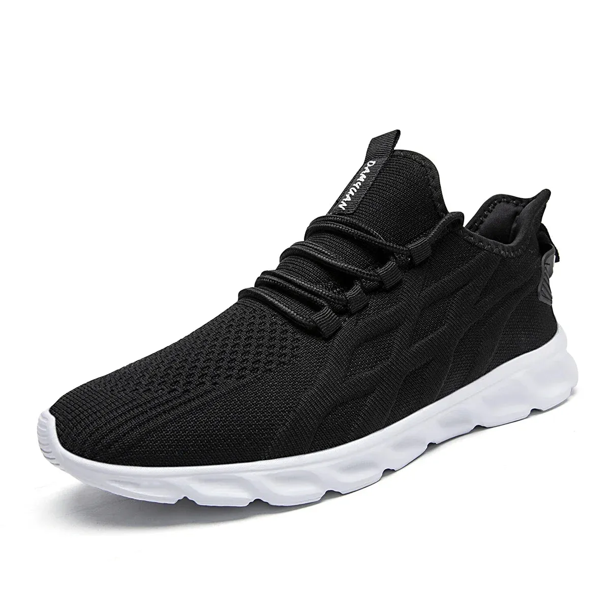 Hnzxzm Solid Colours Minimalism Sneakers Casual Light Plus Size Unisex Footwear Breathable Men's Shoes Non-slip Running Shoes