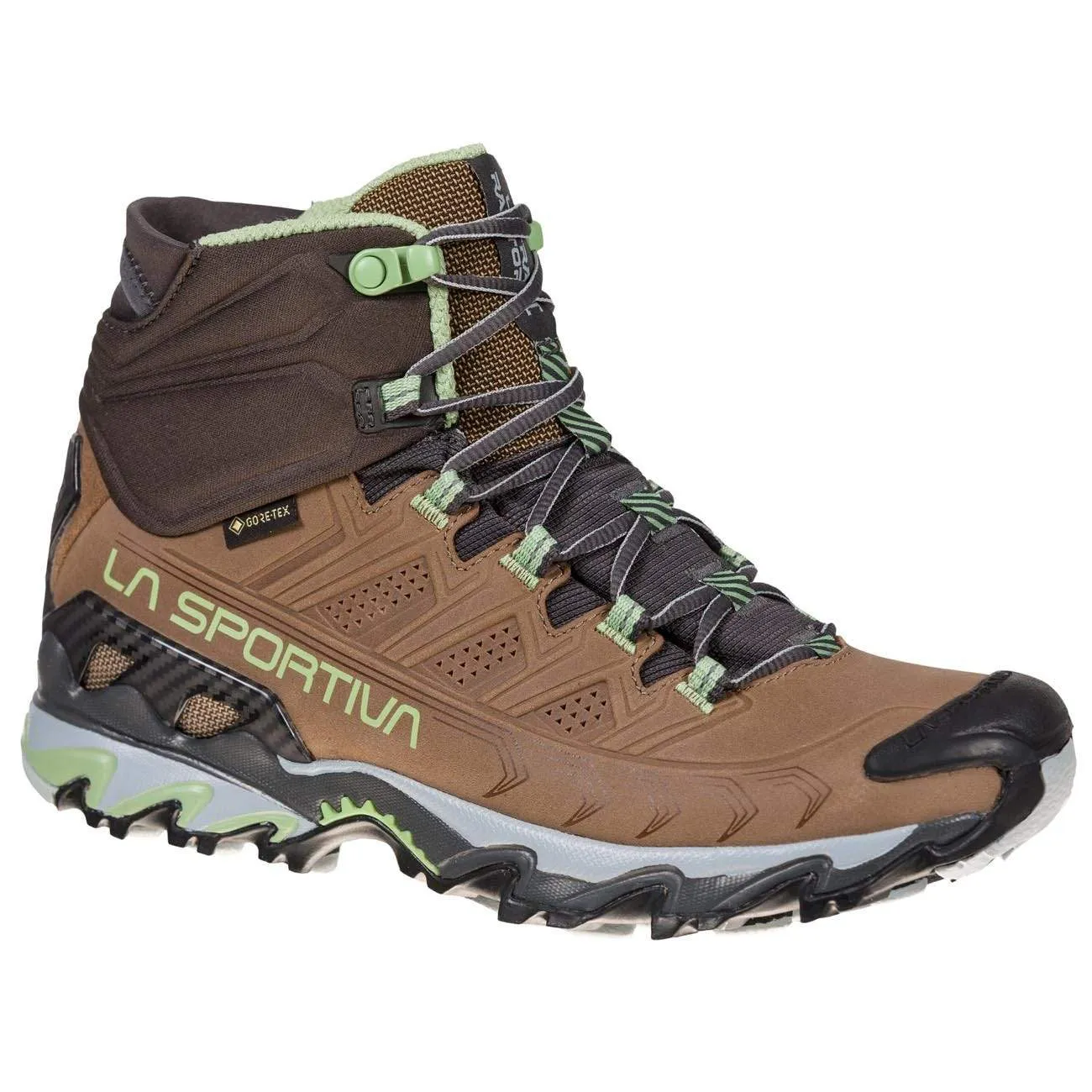 La Sportiva Ultra Raptor II Mid Leather GTX Womens Hiking Boot - Taupe/Sage