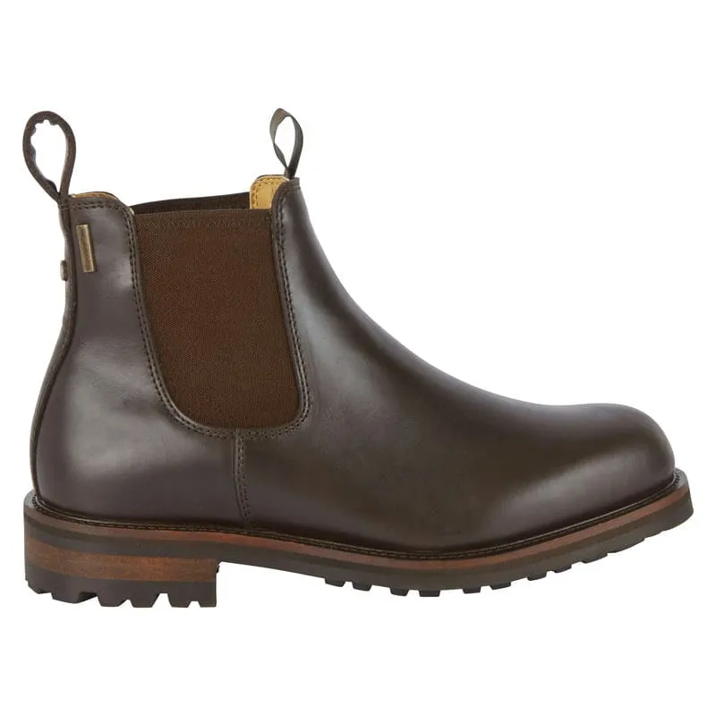 Le Chameau Chelsea Aventure Cuir Mens Waterproof Leather Boots - Marron Fonce