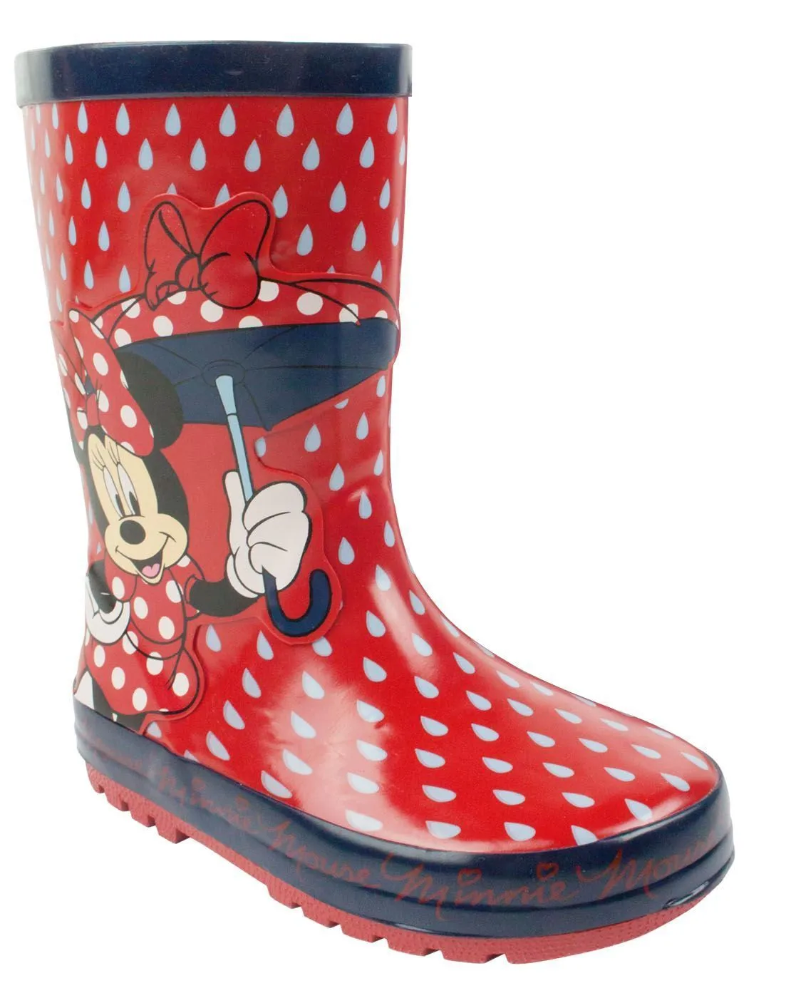 Minnie Mouse Raindrop Girl's Wellies