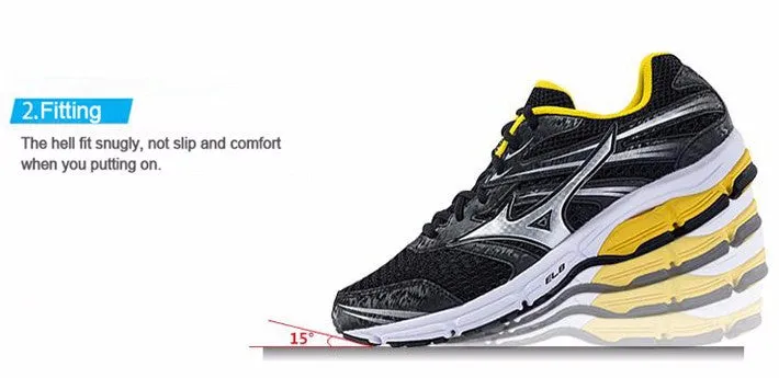 MIZUNO Men WAVE ZEST Mesh Breathable Light Weight Cushioning Jogging Running Shoes Sneakers Sport Shoes