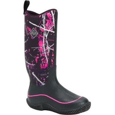 Muck Women's Muddy Girl Hale 15" Soft Toe WP Work Boot -Black- HAWMSMG