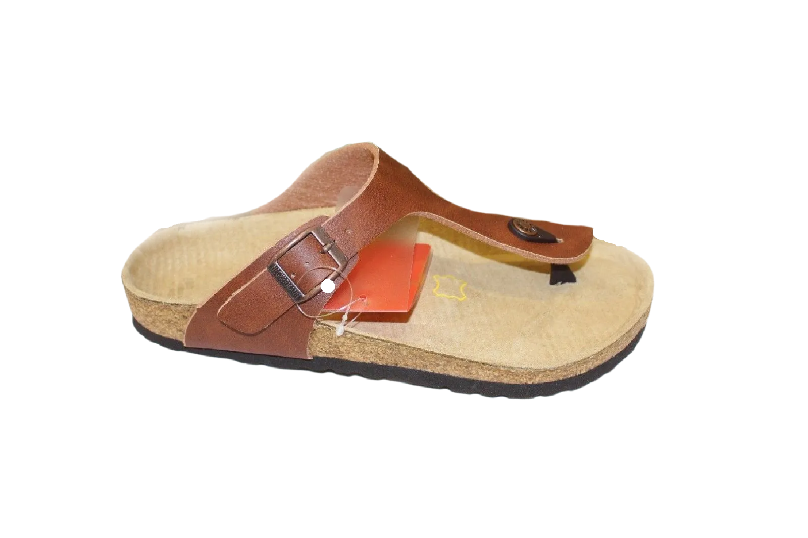 Neckermann Classic Thong Shoe Tan Brown