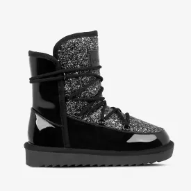 Nordic 19 Patent Black Glitter