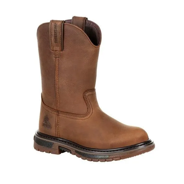 Rocky Children’s and Youth Original Ride Brown Waterproof Western Boots RKW0300