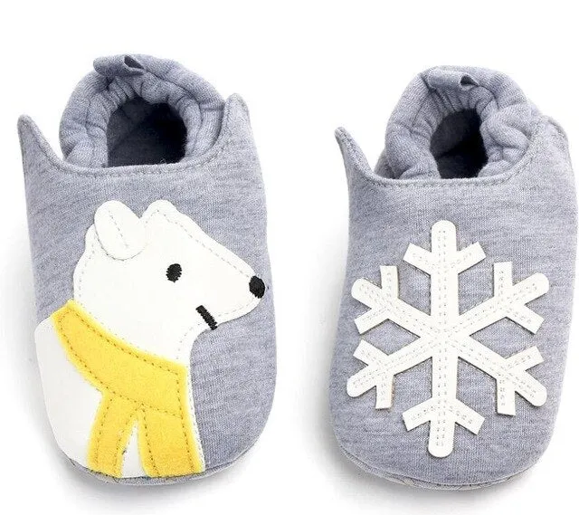 Spring and autumn new non-slip soft bottom baby toddler shoes baby boy girl  baby cotton shoes cartoon can not drop shoes0-12