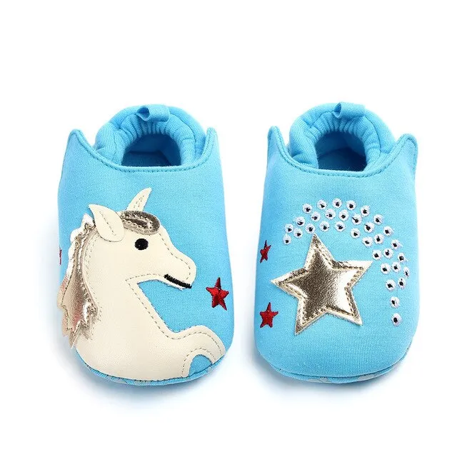 Spring and autumn new non-slip soft bottom baby toddler shoes baby boy girl  baby cotton shoes cartoon can not drop shoes0-12