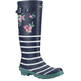 Staunton Wellingtons Stripe/Flowers