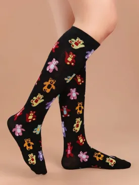 Teddy Bear Knee Socks