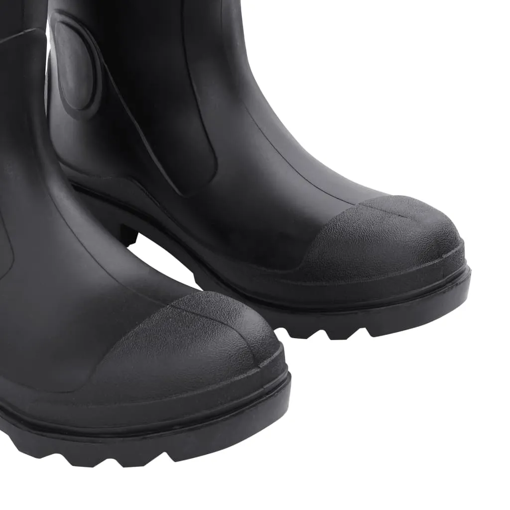 vidaXL Rian Boots with Removable Socks Black Size 43 PVC