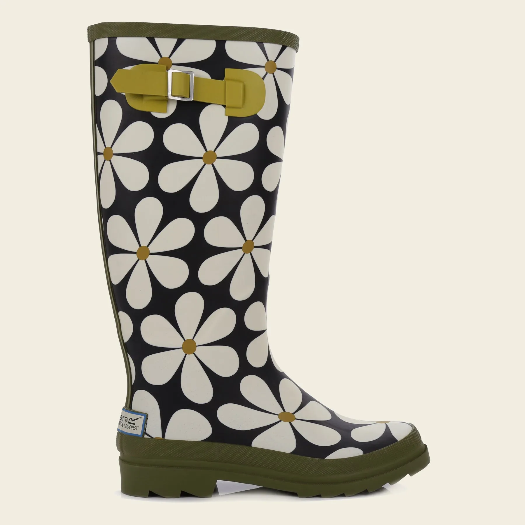 Welly Hi II - Black Daisy Seagrass