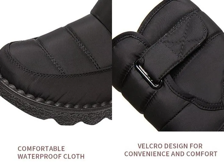 Women winter waterproof antiskid platform snow boots