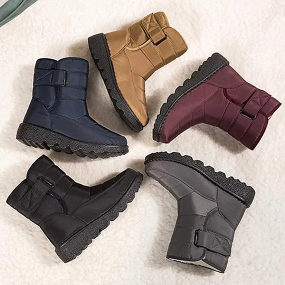 Women winter waterproof antiskid platform snow boots