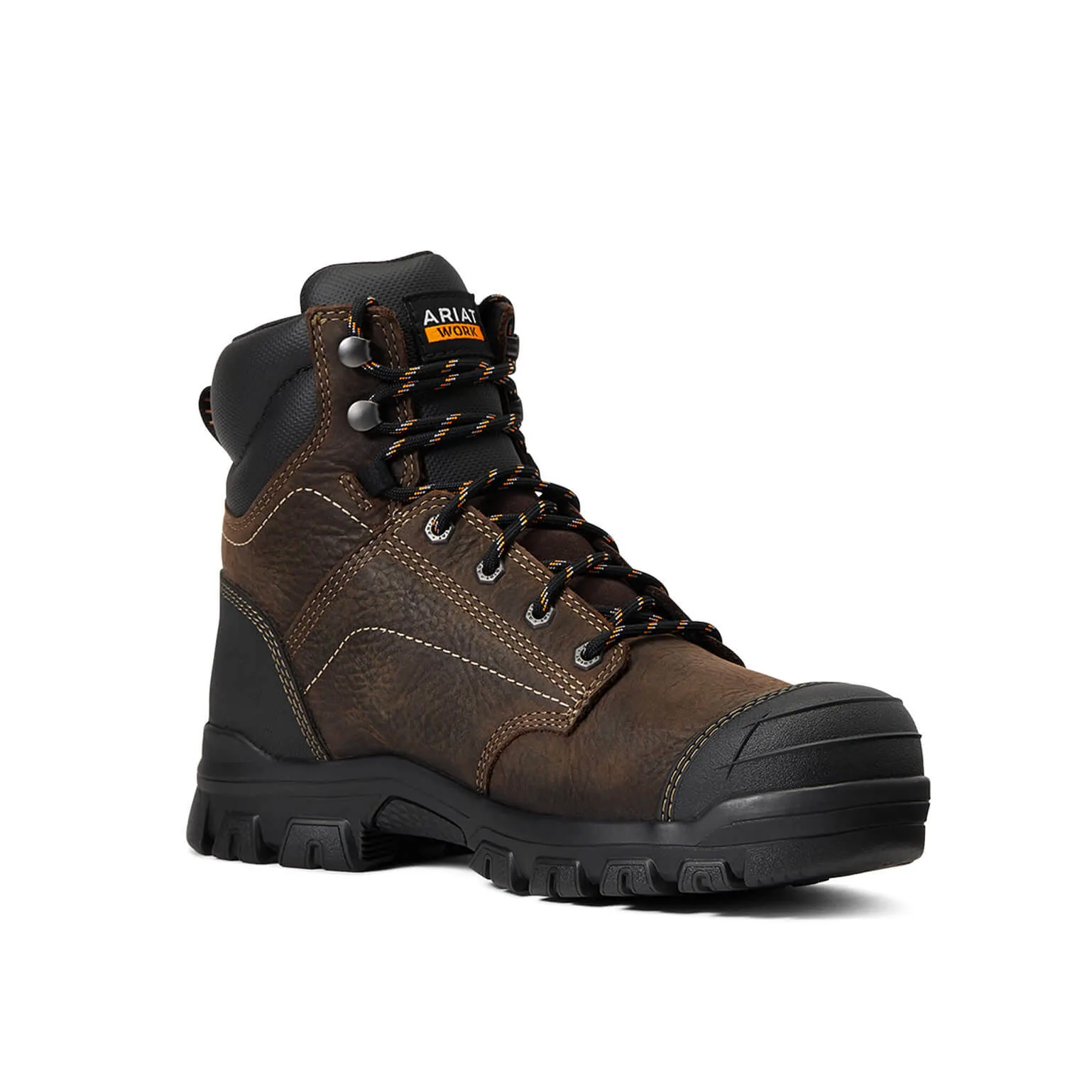 Women's Treadfast 6 inch Steel-Toe Work Boot Dark Brown