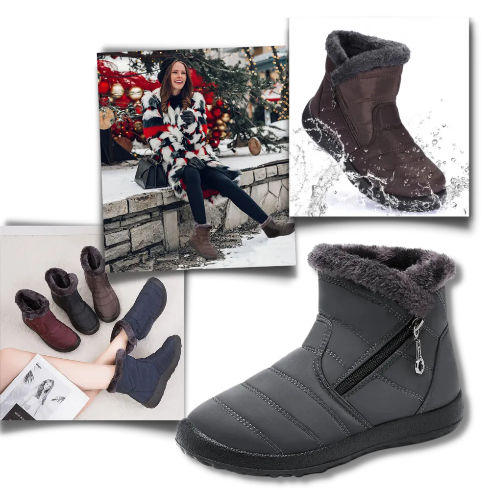 Women's Warm Waterproof Snow Boots