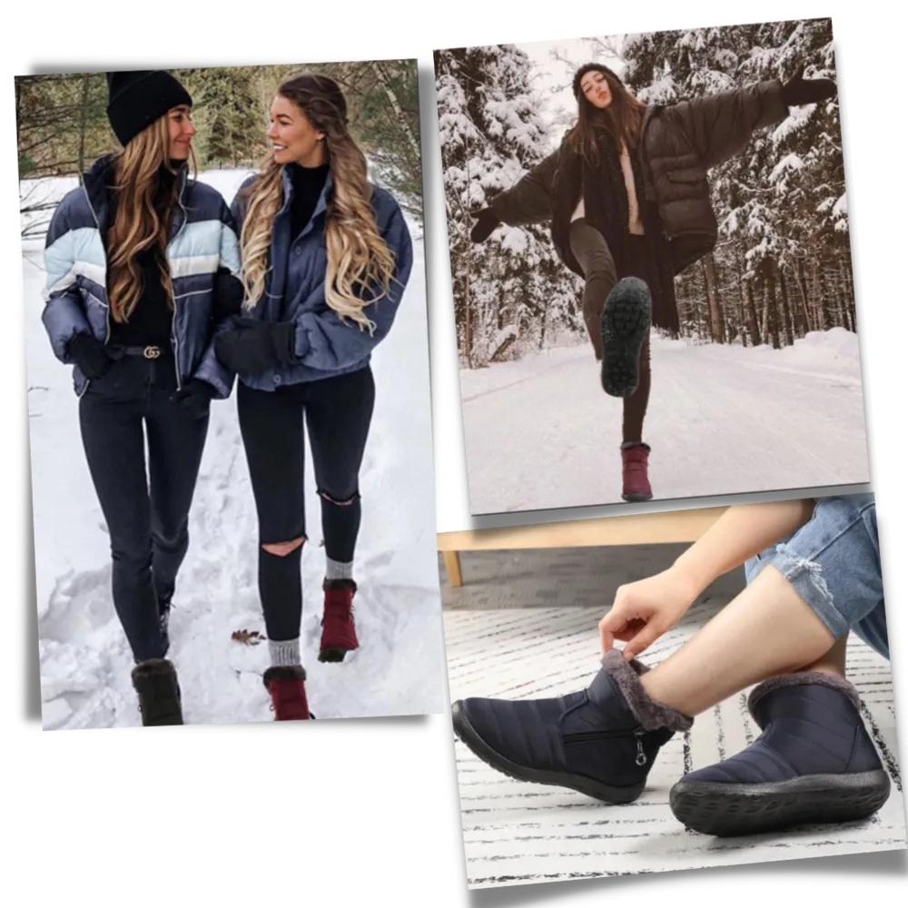 Women's Warm Waterproof Snow Boots