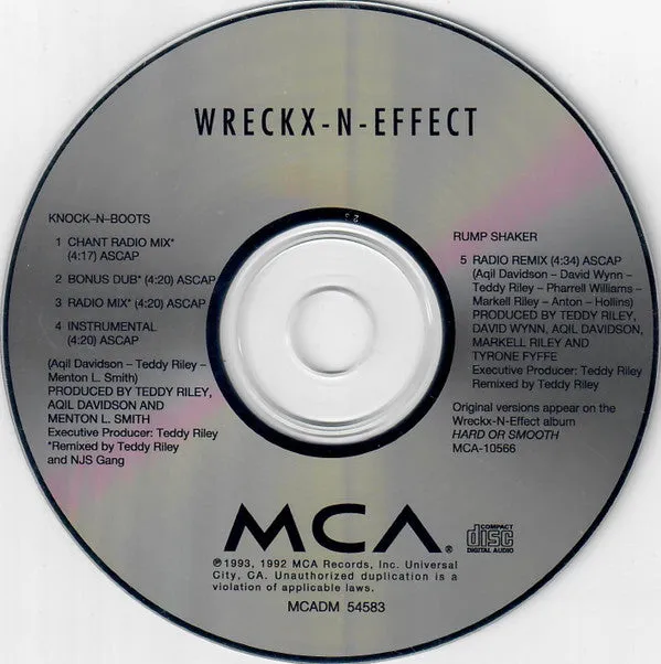 Wreckx-N-Effect* - Knock-N-Boots (CD, Maxi) (NM or M-)